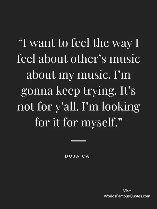 Doja Cat Quotes